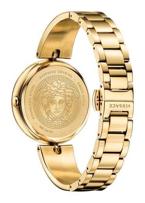 versace gold watch ladies
